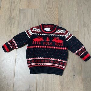 Ralph Lauren Holiday Sweater- 9 months